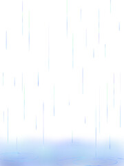 雨と水たまり（タテ）