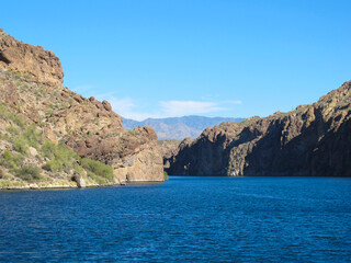 Lake. Saguaro Lake, Arizona