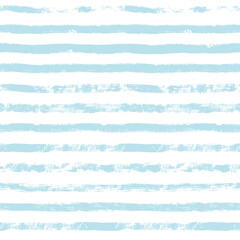 Stripes pattern, baby blue striped seamless vector background, navy brush strokes. pastel grunge stripes, watercolor paintbrush line