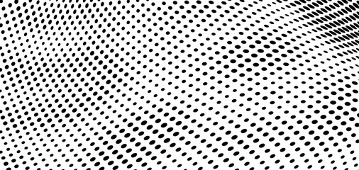The halftone texture is monochrome. Vector chaotic background.