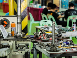 Preventive machine maintenance and retrofit in machine shop