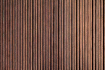 Obraz premium Wooden background, empty surface. modern boards are dark brown. Wooden photophone in rustic style