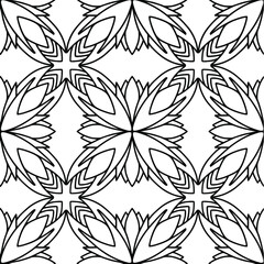 Ornamental pattern design. Background for textile. Geometrical seamless pattern.