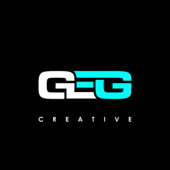 GEG Letter Initial Logo Design Template Vector Illustration