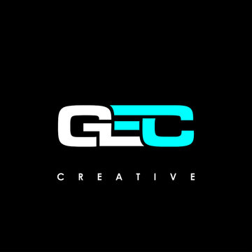 GEC Letter Initial Logo Design Template Vector Illustration