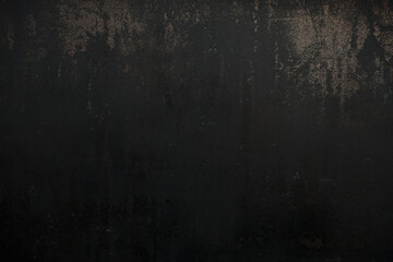 Rusty black metal plate