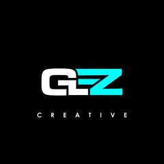 GEZ Letter Initial Logo Design Template Vector Illustration