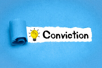 Conviction - obrazy, fototapety, plakaty