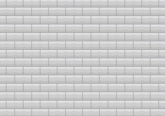 Fototapeta premium Brick pattern wallpaper. Brick wall background. White brick wallpaper.