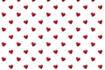 . A pattern of sparkling, iridescent hearts. Blank for the designer.