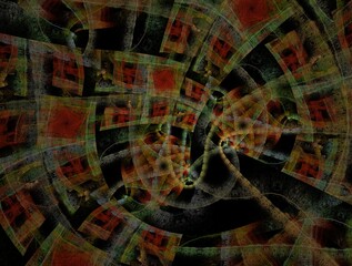 Obraz premium Imaginatory fractal background generated Image