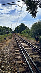 railway in the mountains