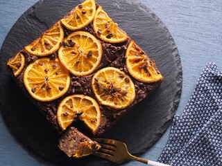 Orange Chocolate Brownie