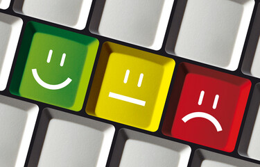 Feedback Smiley Buttons on Laptop Keyboard - Concept Review