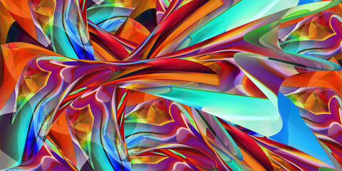 Fototapeta na wymiar Multi Color Abstract Background