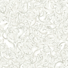 Feather design. Pastel angel feather closeup texture isolated on white background in seamless pattern photography. Abstract. Light blue color trends and vintage.