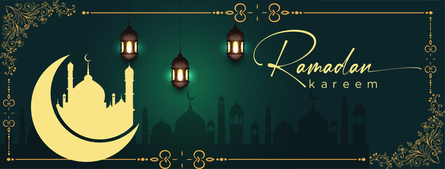 Ramadan Kareem banner design