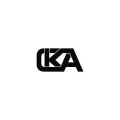 cka letter original monogram logo design