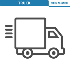Truck, Delivery Truck Icon