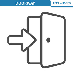 Door, Doorway Icon
