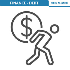 Finance - Debt Icon