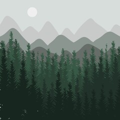 Fototapeta premium Mountains