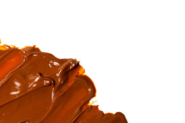 Sweet caramel pattern, top view.