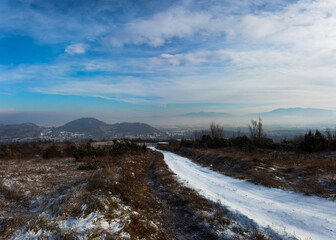 winter in the mountains