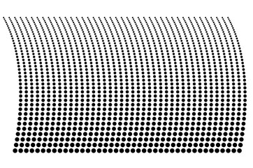 Design elements symbol Editable icon - Halftone circles, halftone dot pattern on white background. Vector illustration eps 10 frame with black abstract random dots for technology, cosmetic.