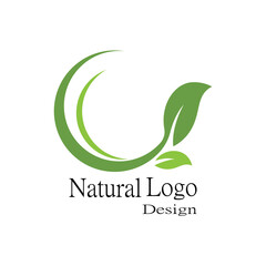 Leaf icon Vector Illustration design Logo template
