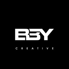 BBY Letter Initial Logo Design Template Vector Illustration