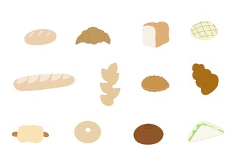 パンの種類セット（JPEG）