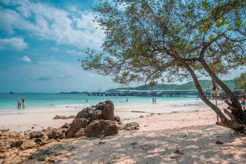 Sangwan Beach, Koh Larn, Pattaya, Thailand, March 30, 2021