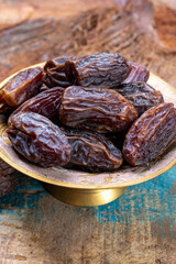 Dried sweet sugar free dates medjoul fruits from Israel