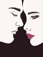 Romantic Couple Illustration