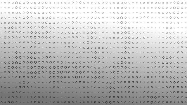 Minimalistic BGs With Geometric Figures - Hexagon Light - 20 sec, perfectly looped.
The figures move are lined up in a flat grid, then again blurred in a little chaos.