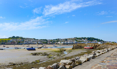 
Appledore village looking towards Instow Village, at the mouth of the River Torridge, near Bideford, North Devon, South West, England, UK
