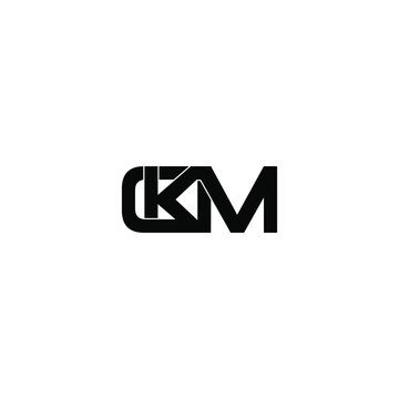 ckm letter original monogram logo design
