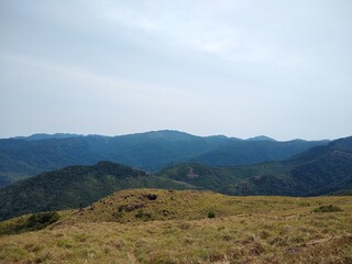beautiful mountain and valley in Western ghats, Ponmudi Hill Station Thiruvananthapuram Kerala, landscape view