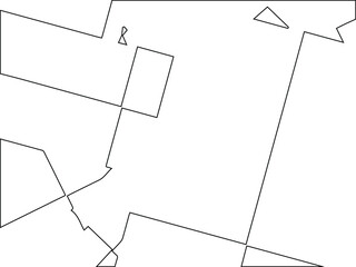 Geometric vector pattern with triangular elements. abstract ornament for wallpapers and backgrounds. Black and white colors. 