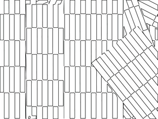 Geometric vector pattern with triangular elements. abstract ornament for wallpapers and backgrounds. Black and white colors. 