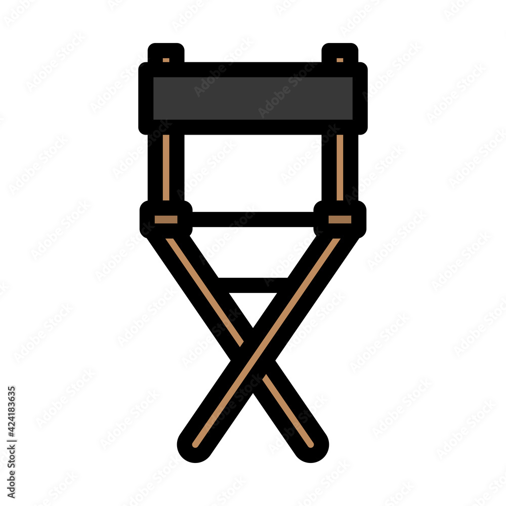 Poster director chair icon