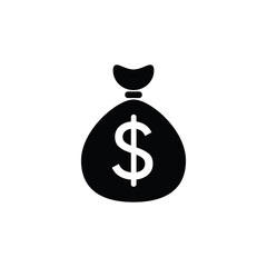 Money bag icon template