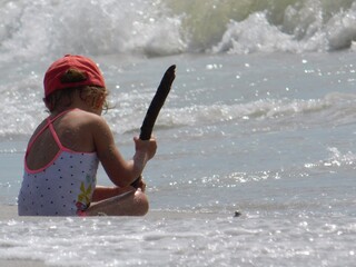 child on Sanibel