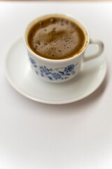 A cup of classic Turkish coffee