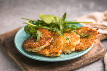 Homemade Sourdough potato Pancakes or latkes or draniki