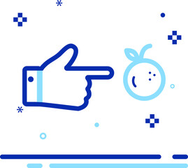 Gesture  indicate  preference  signal  them  these  those