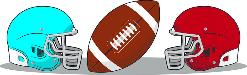 Rugby symbols. Rugby ball. Background for sports posters.