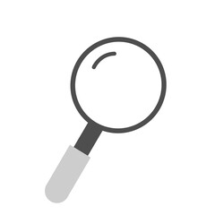 Magnifying glass vector sign icon