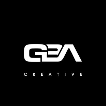 GBA Letter Initial Logo Design Template Vector Illustration